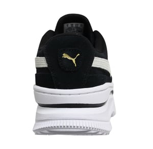 Puma Deva Suede Leather Zwart Wit Lace Up Damestrainers 372423 03
