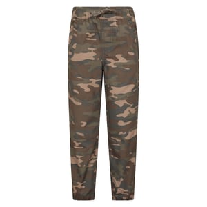 Mountain Warehouse Camo verstevigde kniebroek voor kinderen/Kinderen (Groen/bruin)