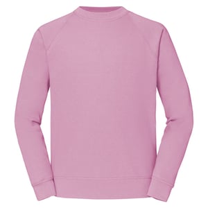 Fruit of the Loom Uniseks Klassiek Raglan Sweatshirt voor volwassenen (Lichtroze)