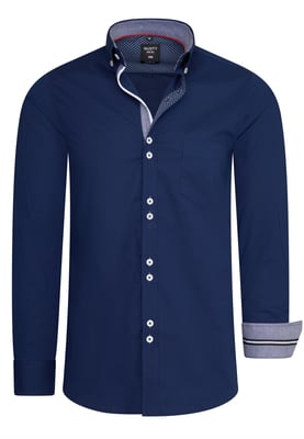 Rusty Neal Overhemden Overhemd Regular Fit Blauw