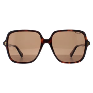Polaroid Square Dames Havana Bronze Gecoat PLD 6219/S