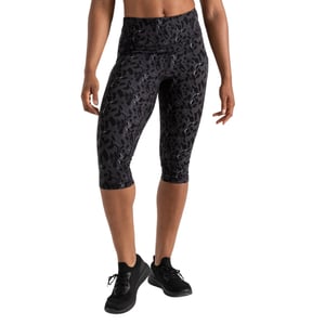 Dare 2B Dames/Dames Influential Dash Print 3/4 Legging (Zwart)