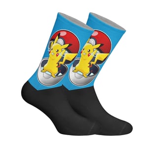 Lange uniseks sokken met elastische print
