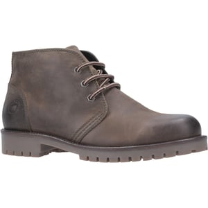Cotswold Stroud Menselijke Leren Leren Kant Schoenlaarzen (Khaki)