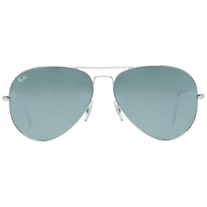 Ray-Ban Aviator unisex zilveren grijze spiegel zonnebril