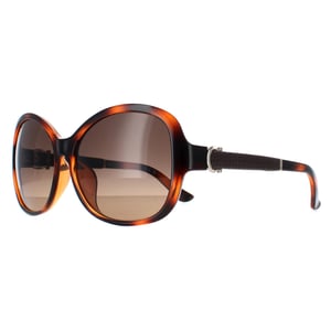 Salvatore Ferragamo SF744SLA 214 tortoise bruin gradiÃ«nt zonnebril