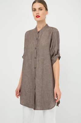 Lang linnen shirt