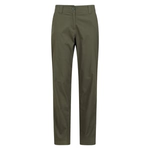 Mountain Warehouse Dames/Dames Coastal Stretch Reguliere Broek (Kaki Groen)