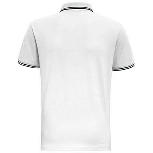 Asquith & Fox Heren Klassiek Fit getipt Poloshirt (Wit/zwart)