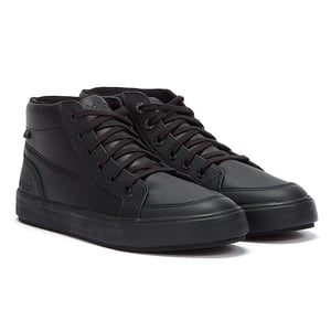 Kickers Tovni Hi Leer Heren Zwart Schoenen