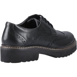 Pod Kortney Leer Damesschoenen Zwart Brogues
