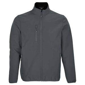 SOLS Heren Falcon Soft Shell Jas (Houtskool Grijs Effen)