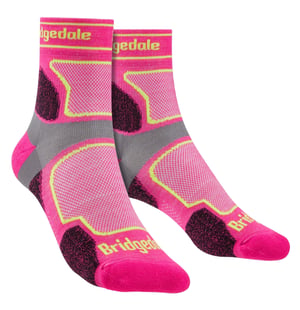 Bridgedale - Dames Hardloopsokken Ultralicht Merino - Roze