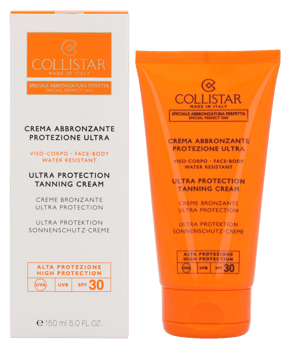 Collistar Ultra Protection Tanning Cream SPF 30 150ml.