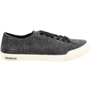Seavees Monterey Raffia Dames Zwarte Sneakers