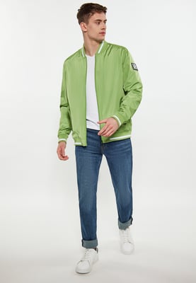 Schmuddelwedda college jack Heren lichtgroen