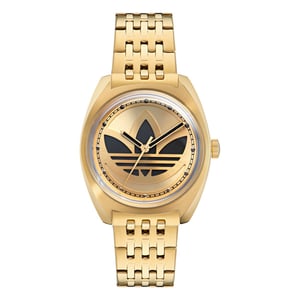 Adidas Originals Editie Eén Unisex Gouden Horloge AOFH23509