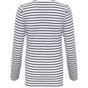 Asquith & Fox Dames/dames Mariniere Kust T-Shirt met lange mouwen (Wit/Zwaar)