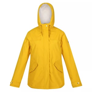 Regatta Dames/Dames Bria Faux Fur Lined Waterproof Jacket (Zonsondergang)