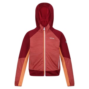 Regatta Kinder/Kids Prenton II Hooded Soft Shell Jacket (Mineraalrood/Rumba-rood)
