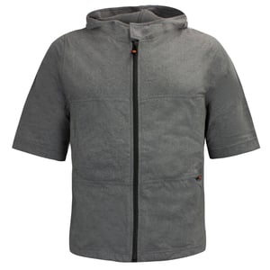 Nike Retro Zip Up Hooded T-shirt - Grijs