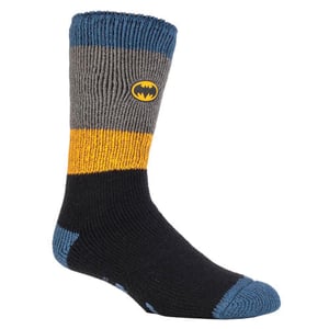 Heat Holders Thermische pantoffelsokken met filmthema voor heren - Batman