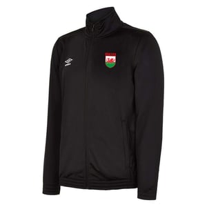 Umbro Wales Tricot Heren Zwart Track Jacket