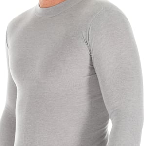 T-shirt met lange mouwen en halfhoge kraag 1625-H man