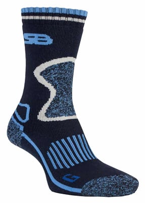 Set van 2 wandelsokken van Blueguard duurzame wol voor dames - SBGLS003NVY