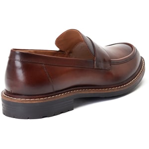 Base London Ivey Leder Heren Boombruin Loafers