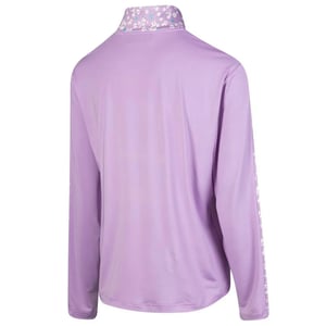 Island Green Dames/Dames Bloemen Base Layer Top (Paars)