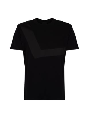 Les Hommes T-Shirt Mannen zwart