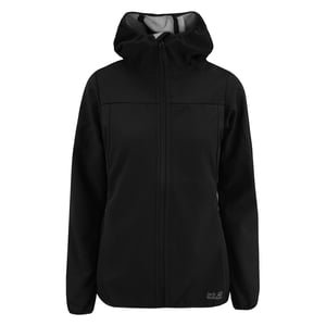 Jack Wolfskin Wolfpack Flexshield Dames Zwart Track Jacket