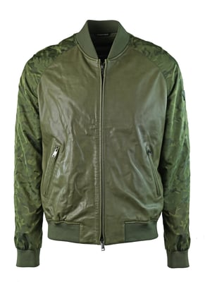 Emporio Armani W1B54P W1P58 010 Leather Jacket