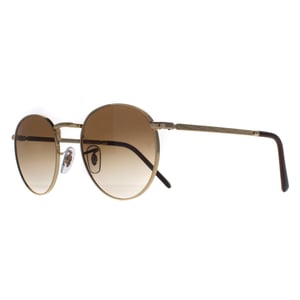 Ray-Ban Rond Unisex Goud Bruin Kleurverloop RB3637 Nieuw Rond