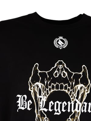 Les Hommes T-Shirt Be Legendary Mannen zwart