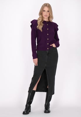 Dreimaster Vest Dames paars