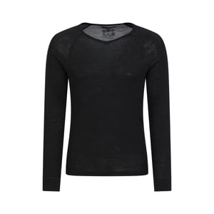 Mountain Warehouse Heren Merino Wol V Hals Base Layer Top (Zwart)