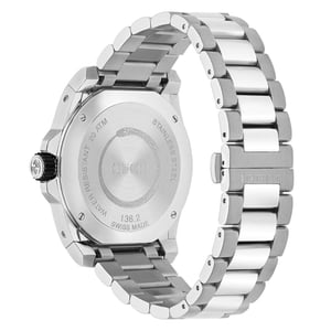 Gucci YA136218 Zwarte Slangenwijzerplaat Herenhorloge