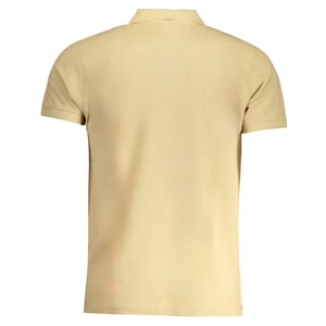Cavalli Class Gedurfde Logo Beige Polo Shirt