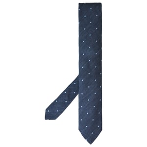 Hackett London Casual Dot Heren Navy Stropdassen
