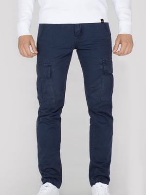Alpha Industries Heren Agent Slim Cargo Pant in Donkerblauw