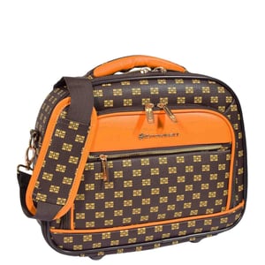 Bruine cosmetische tas