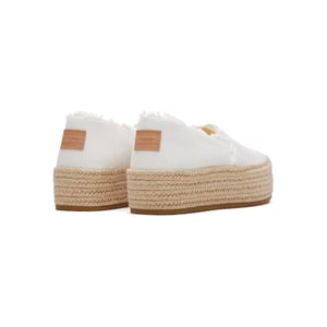 TOMS Valencia 100% Katoen Espadrilles Wit voor dames