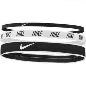 Nike Set hoofdbanden voor volwassenen (set van 3) (Zwart/Wit)