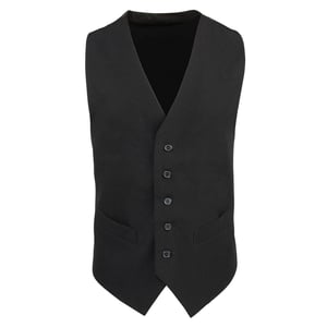Premier Heren Polyester gevoerde bodywarmer (Zwart)