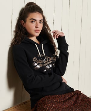Superdry Vintage Logo Boho Sparkle Hoodie