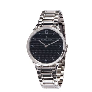 Pierre Cardin Pigalle Stripes herenhorloge Zilverkleurig CPI.2019