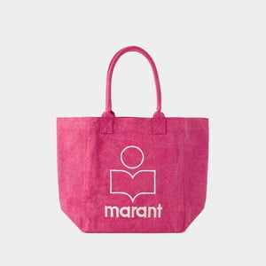 Yenky boodschappentas - Isabel Marant - Katoen - Roze