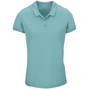 SOLS Dames/Dames Planet Piqué Biologisch Poloshirt (Zwembad Blauw)